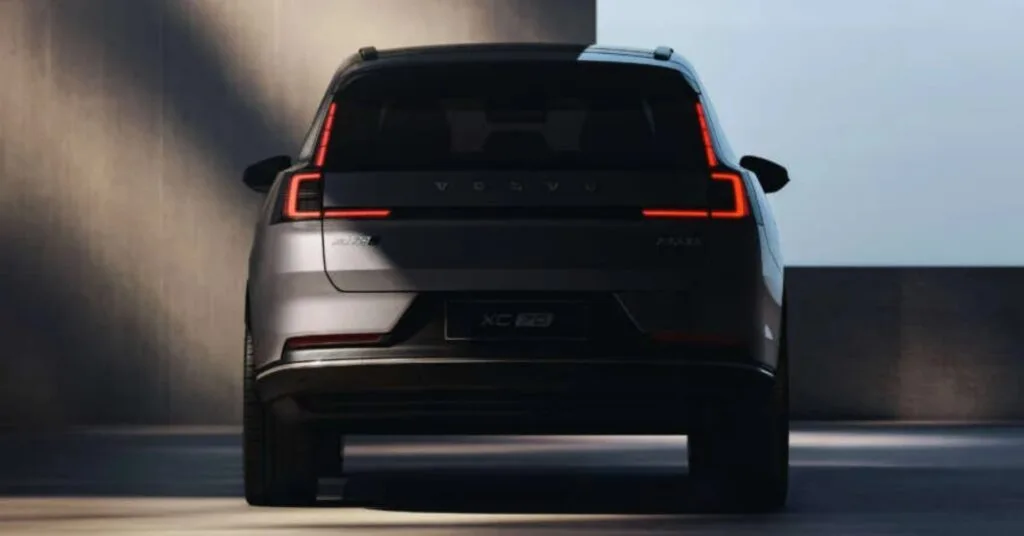 Rear of the Volvo XC70