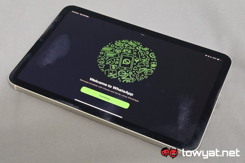 WhatsApp iPad mini