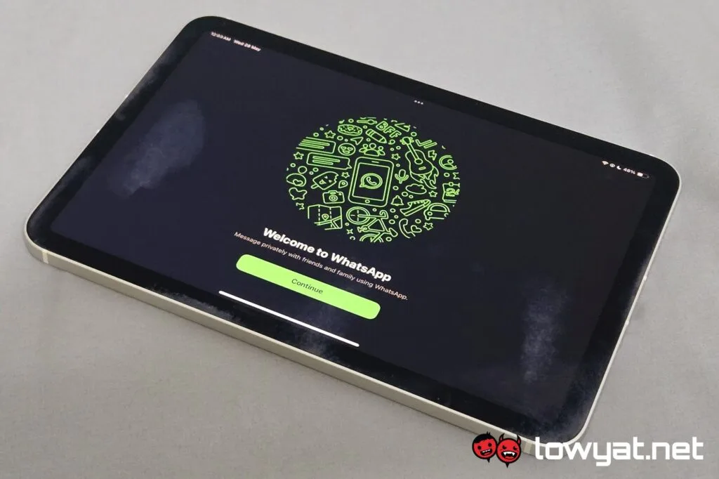 WhatsApp iPad mini