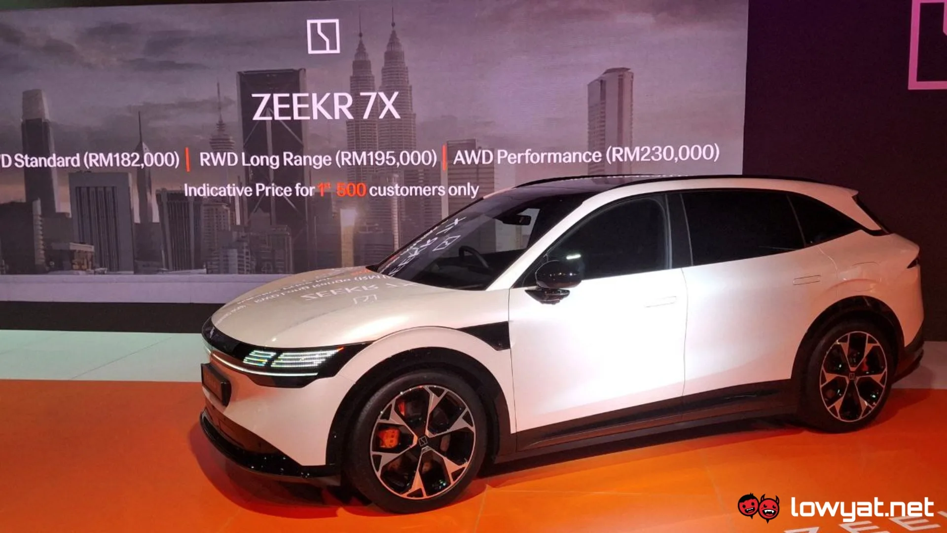 Zeekr 7X previewed at MAS 2025. 