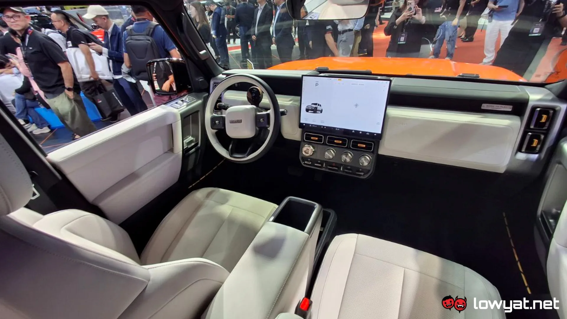 interior of the car