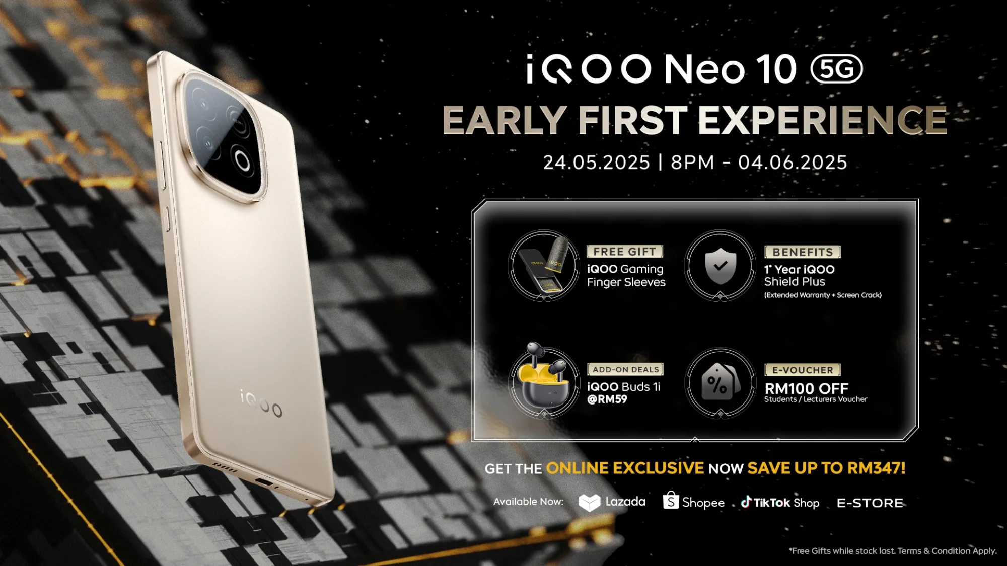 iQOO Neo 10 early bird promotion