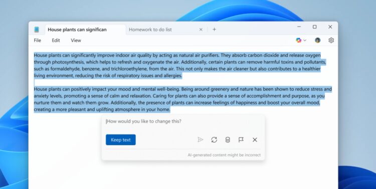 Microsoft Notepad
