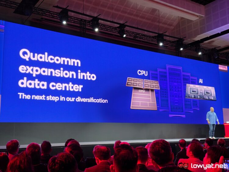 qualcomm announces data centre chip development