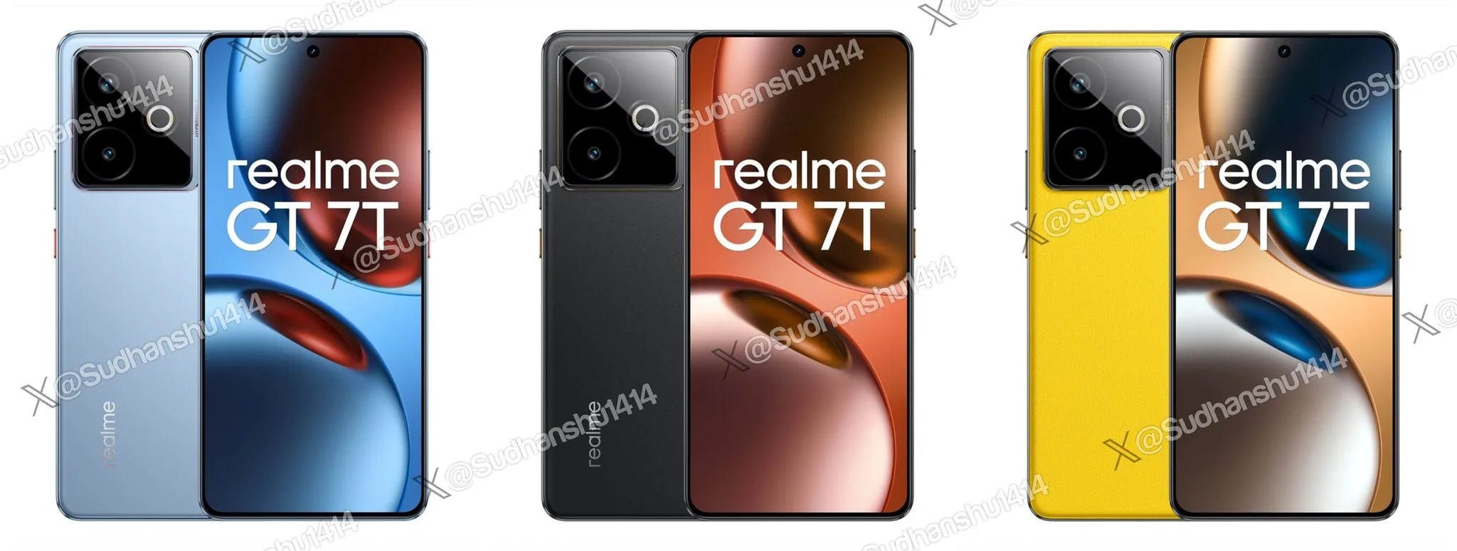 realme GT 7T render