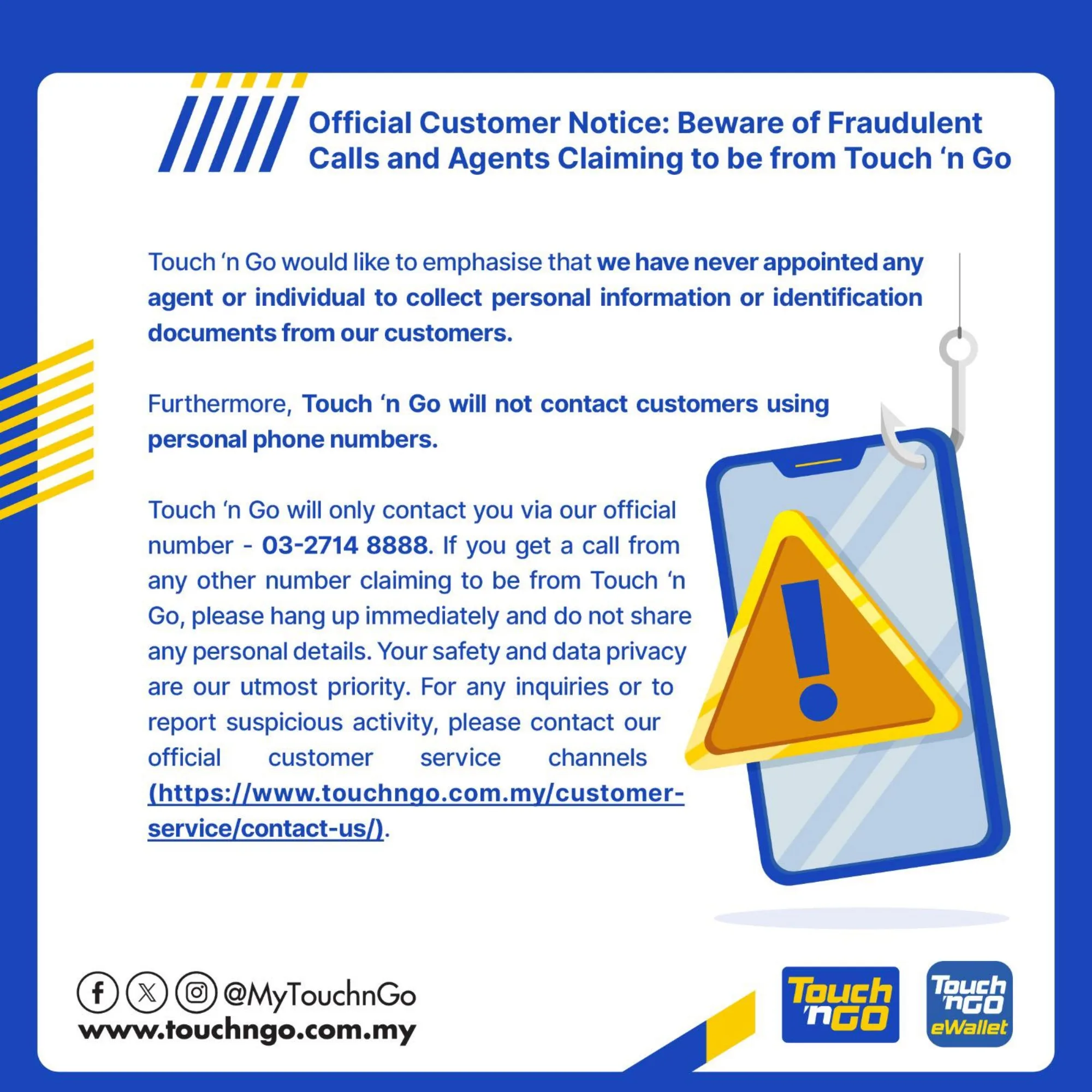 Touch n Go scam warning