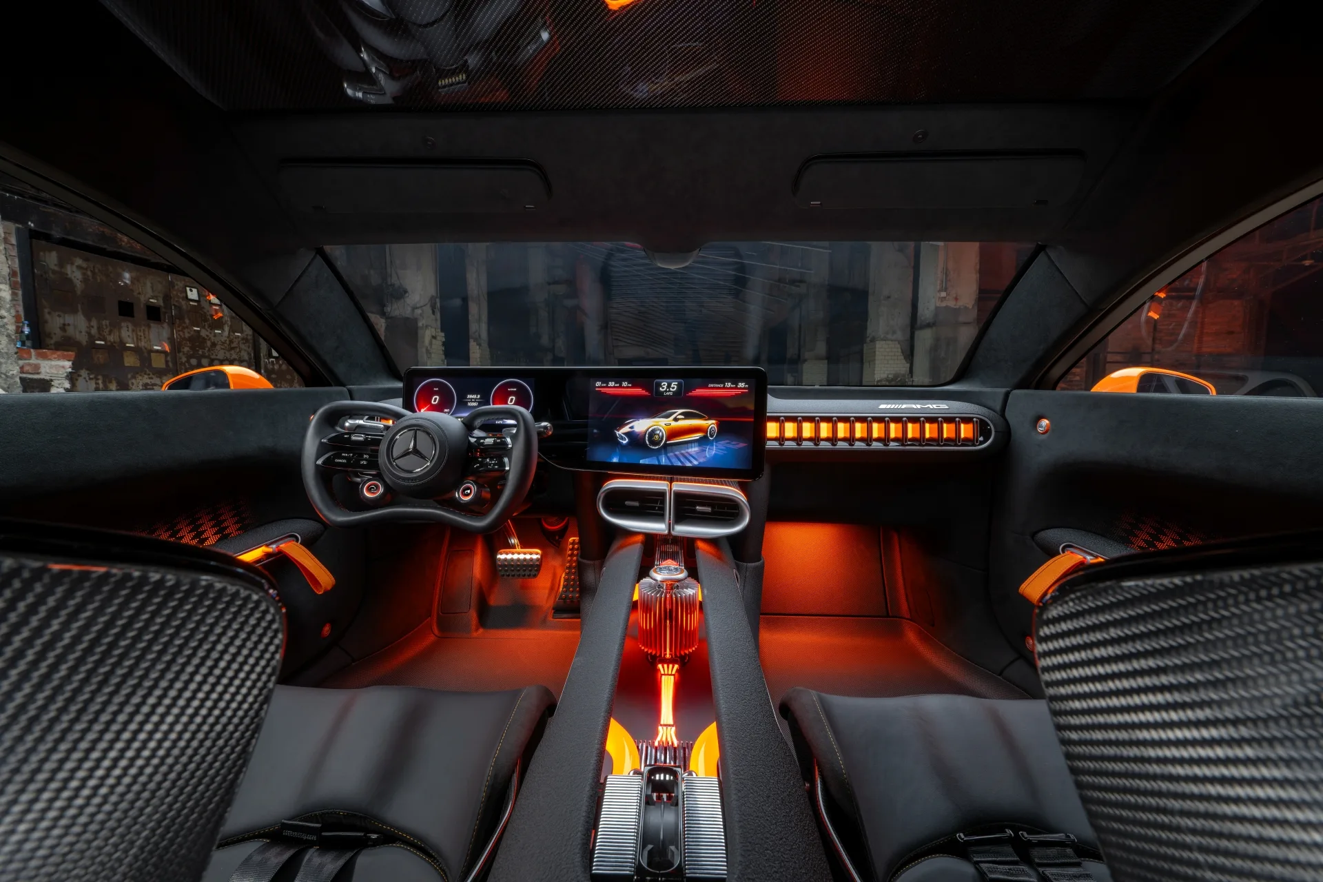 Interior of the AMG GT XX