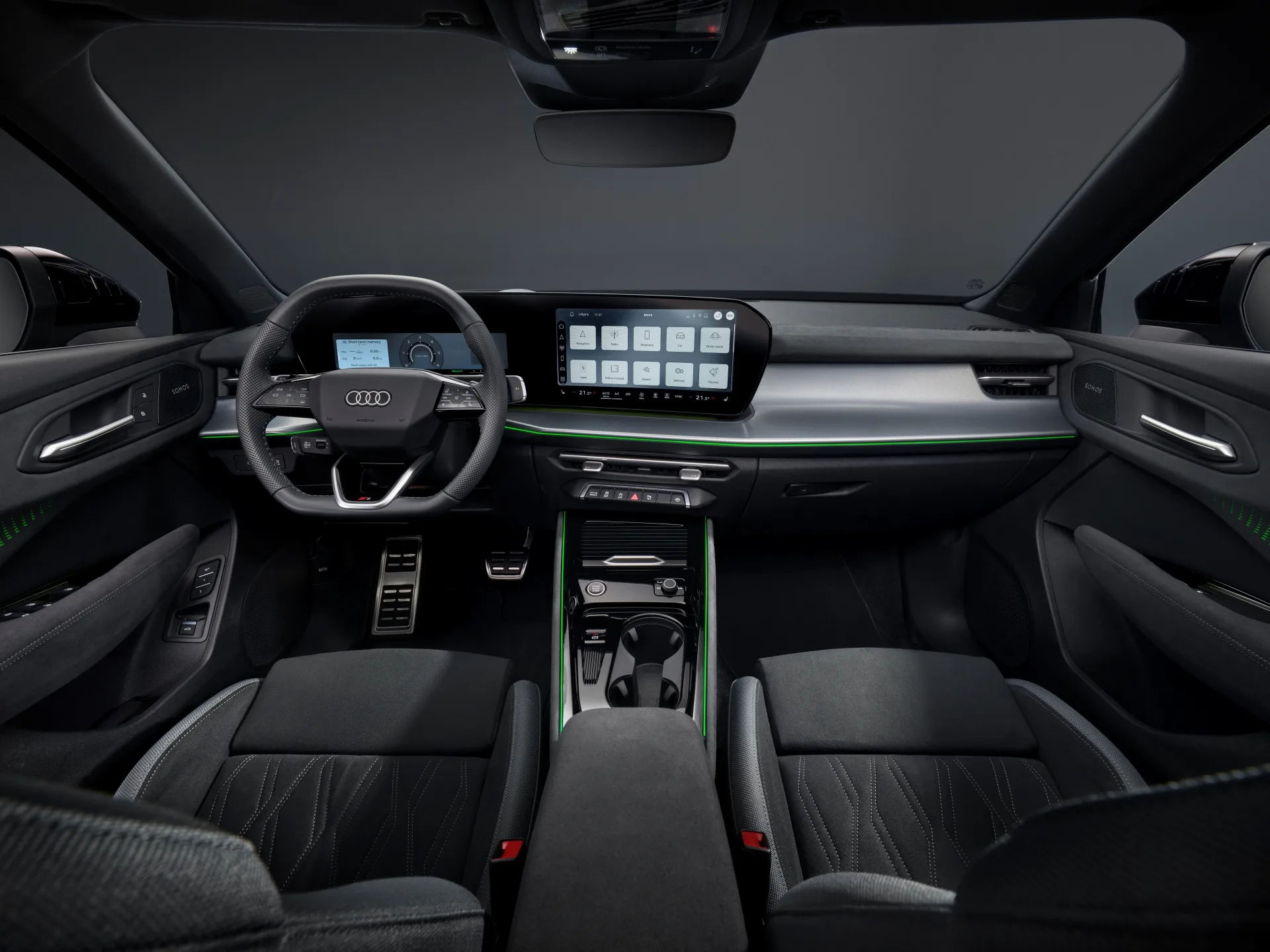 Interior of the Audi Q3