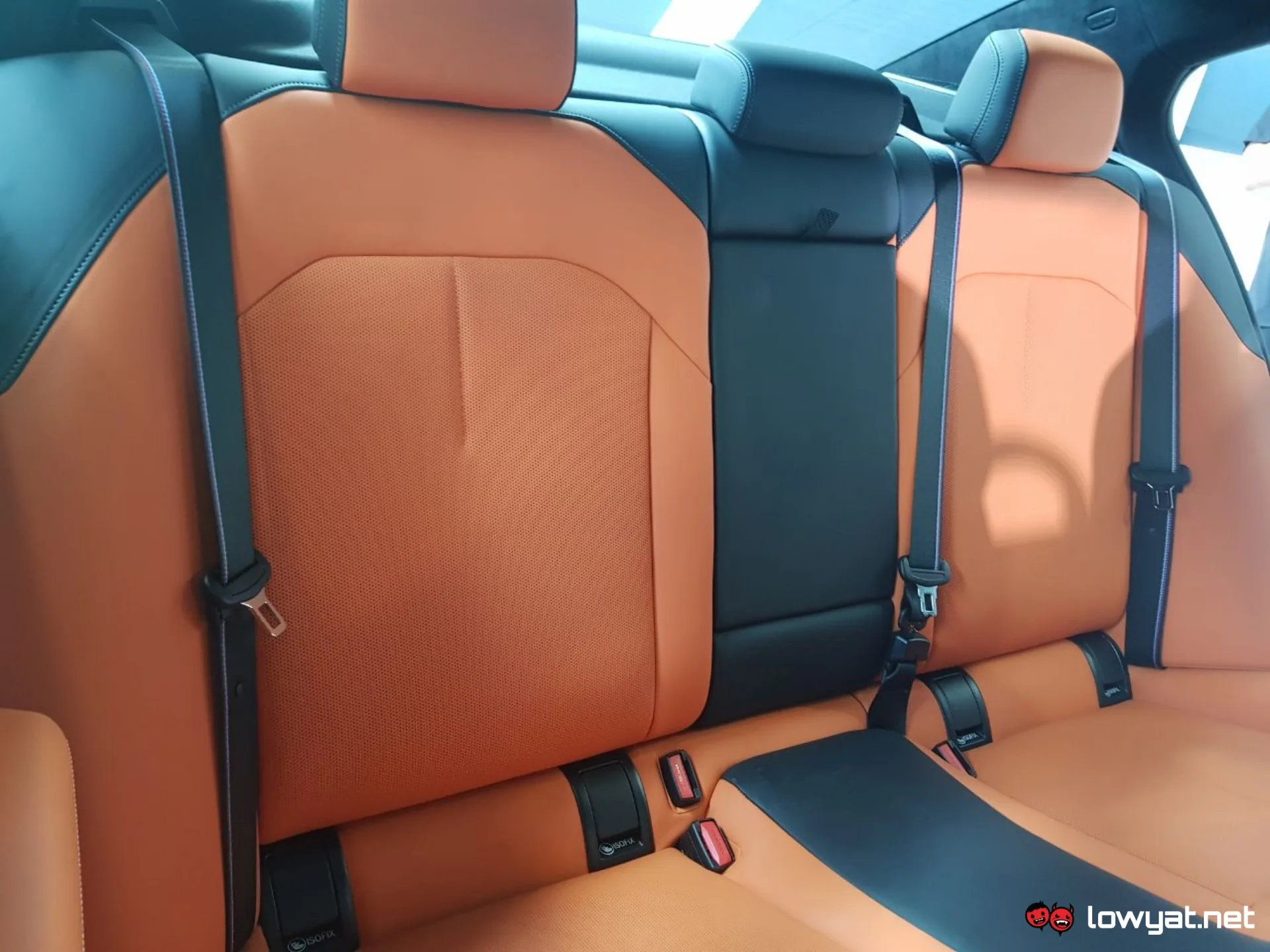 Backseat of the M5