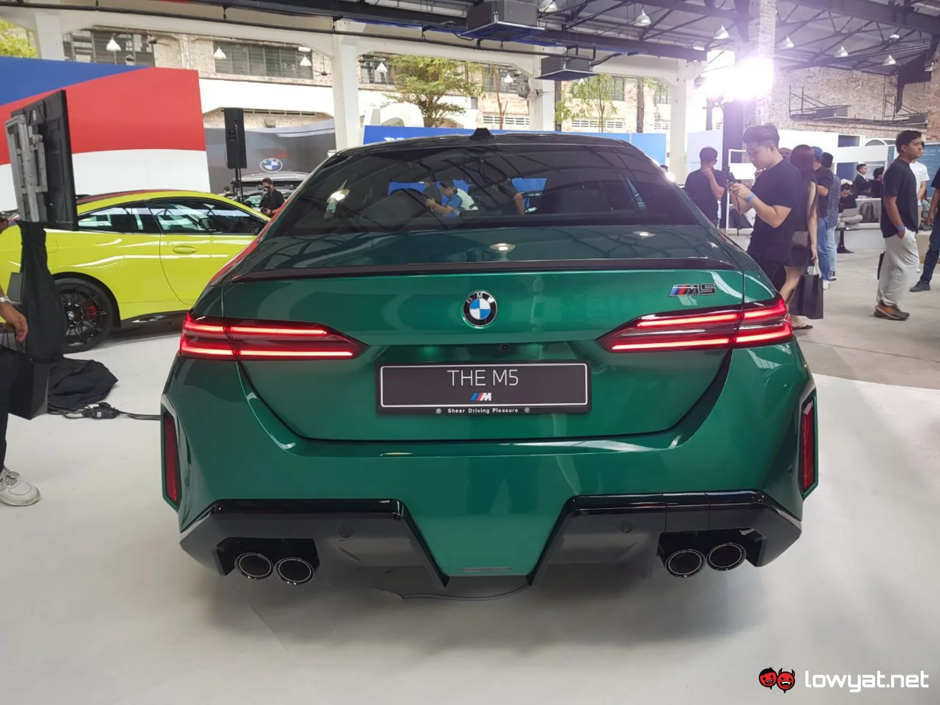 Rear of the M5 Hybrid