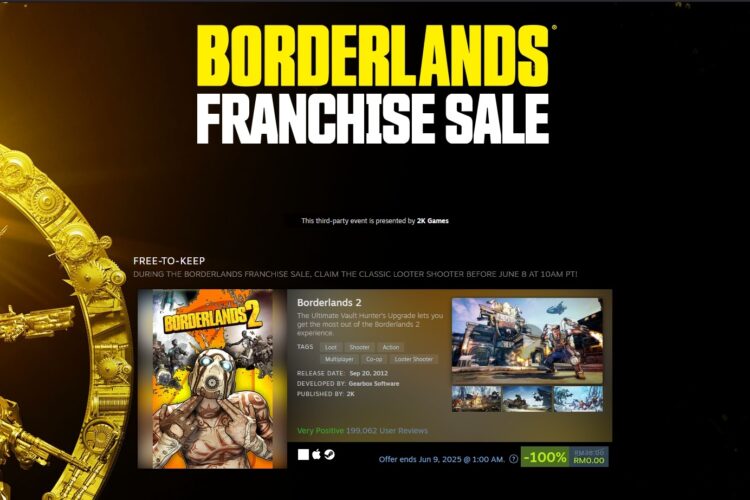 Borderlands 2 free