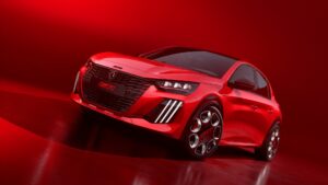The new Peugeot E-208 GTi