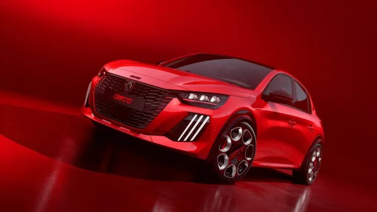 The new Peugeot E-208 GTi