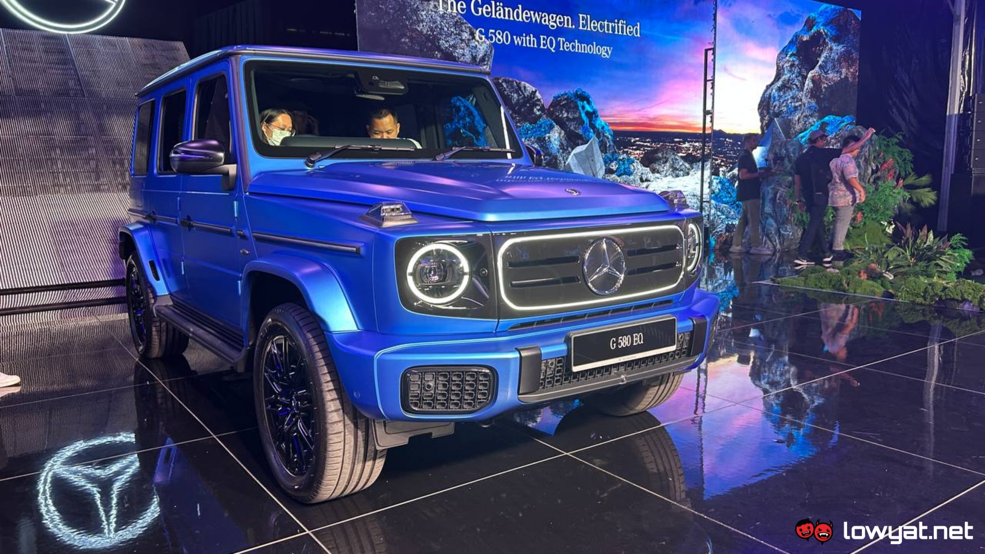 The fully electric G-wagon 