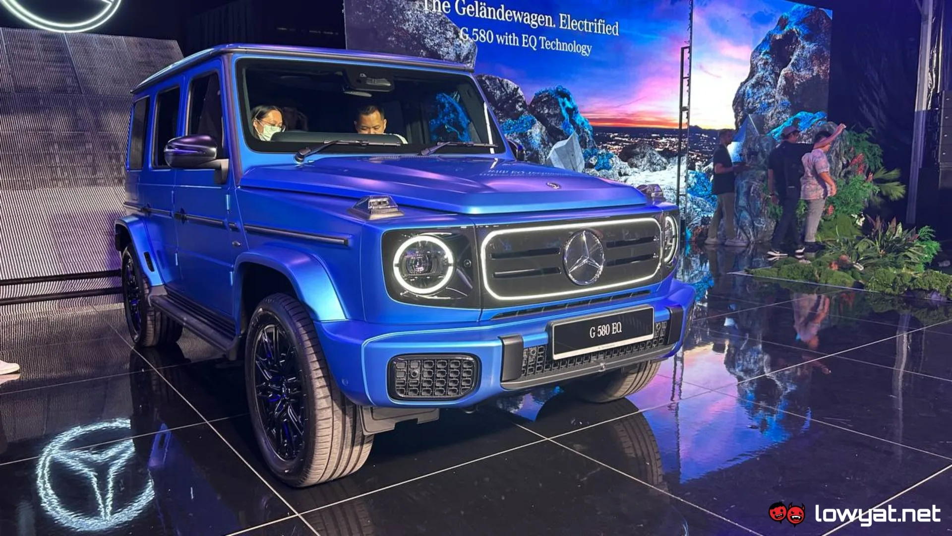 The fully electric G-wagon 