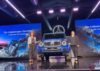 The Mercedes Benz G580 with EQ technology