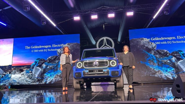 The Mercedes Benz G580 with EQ technology