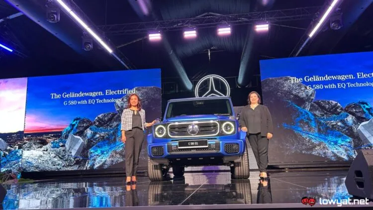 The Mercedes Benz G580 with EQ technology