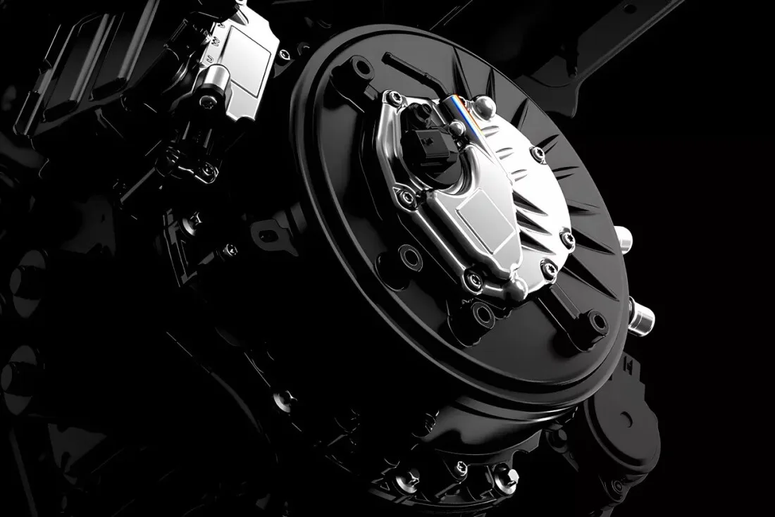 The hybrid powertrain
