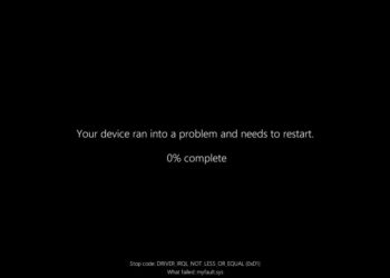 Microsoft Windows new BSoD