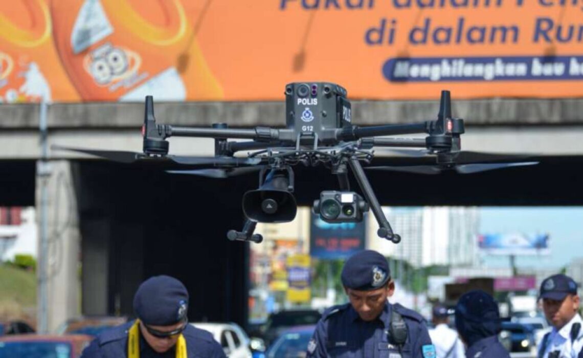 PDRM deploys drones to apprehend motorcyclists