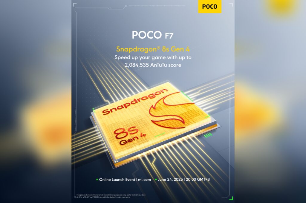 POCO F7 base model launch chipset
