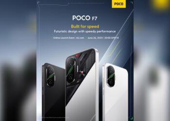 POCO F7 base model launch teaser