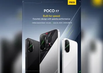 POCO F7 base model launch teaser