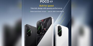 POCO F7 base model launch teaser