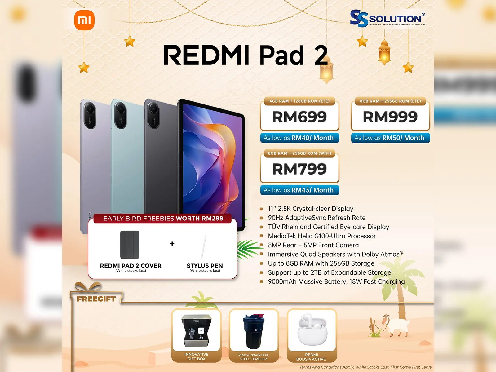 Redmi Pad 2 price Malaysia