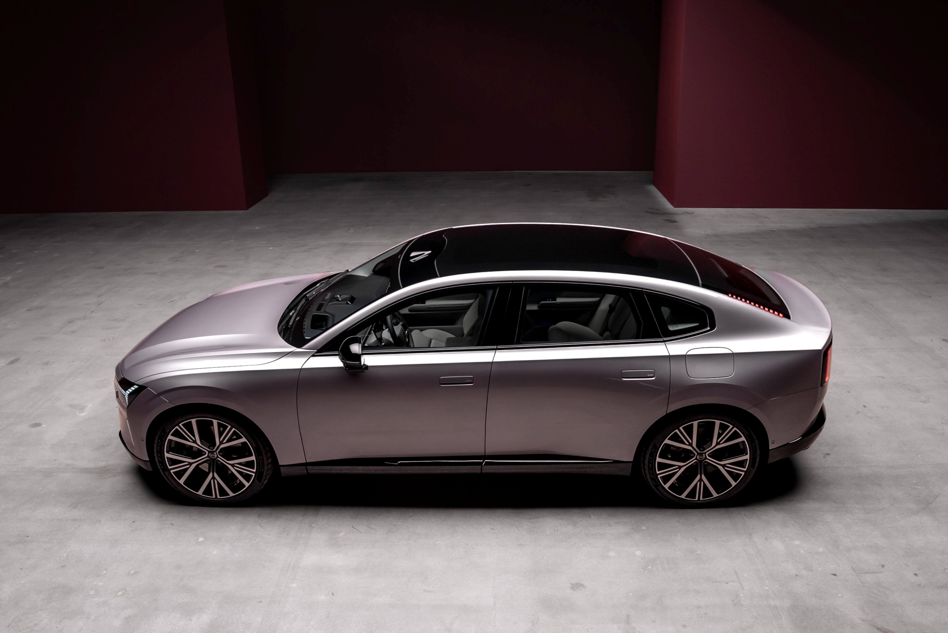 Side view of the car 