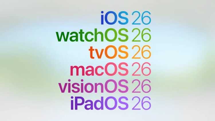 WWDC 2025 Apple Liquid Glass new naming for all platforms