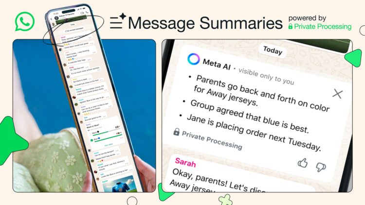 WhatsApp AI summary