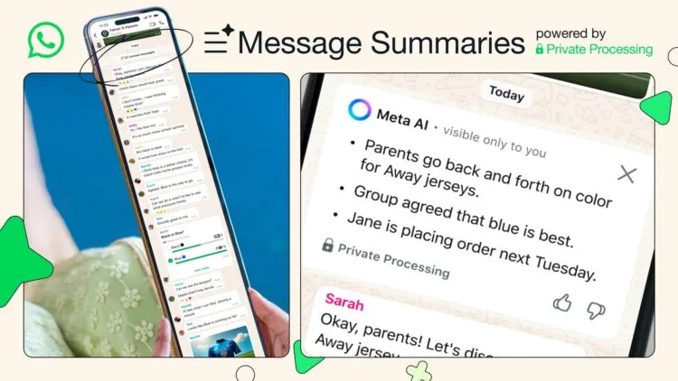 WhatsApp AI summary