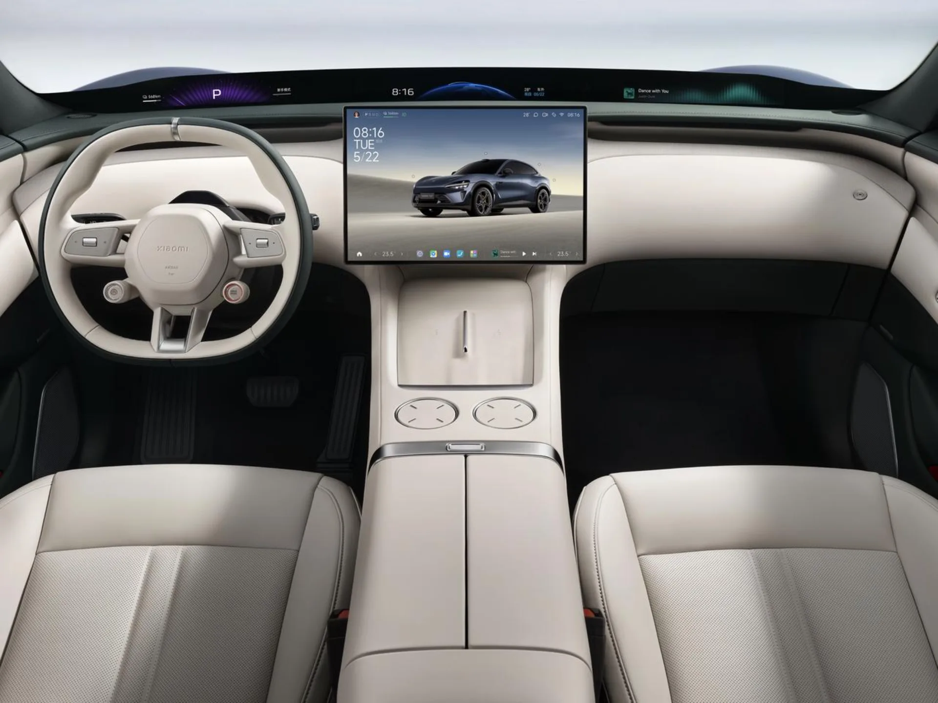 Interior of the car
