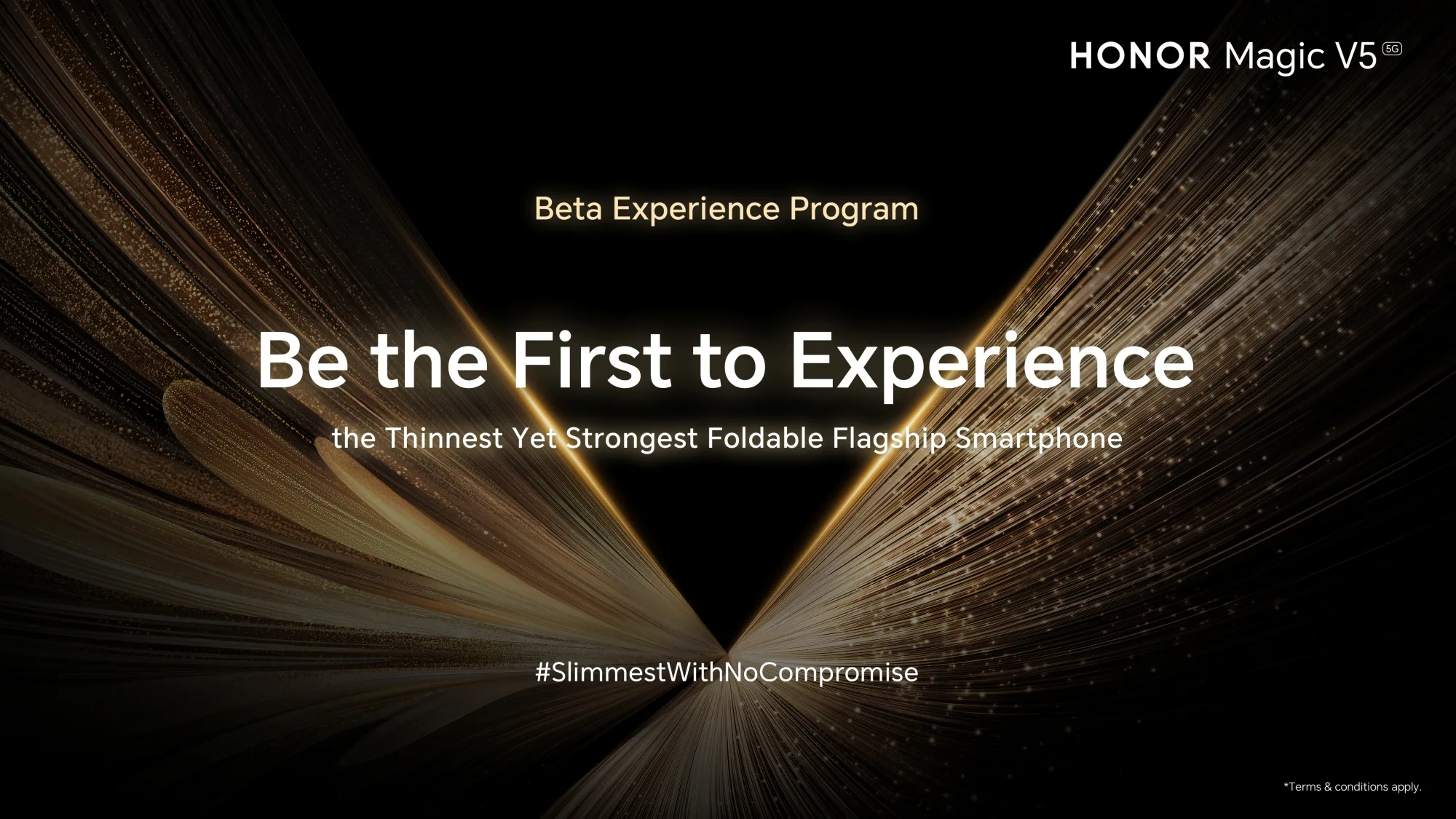 HONOR Magic V5 beta recruitment