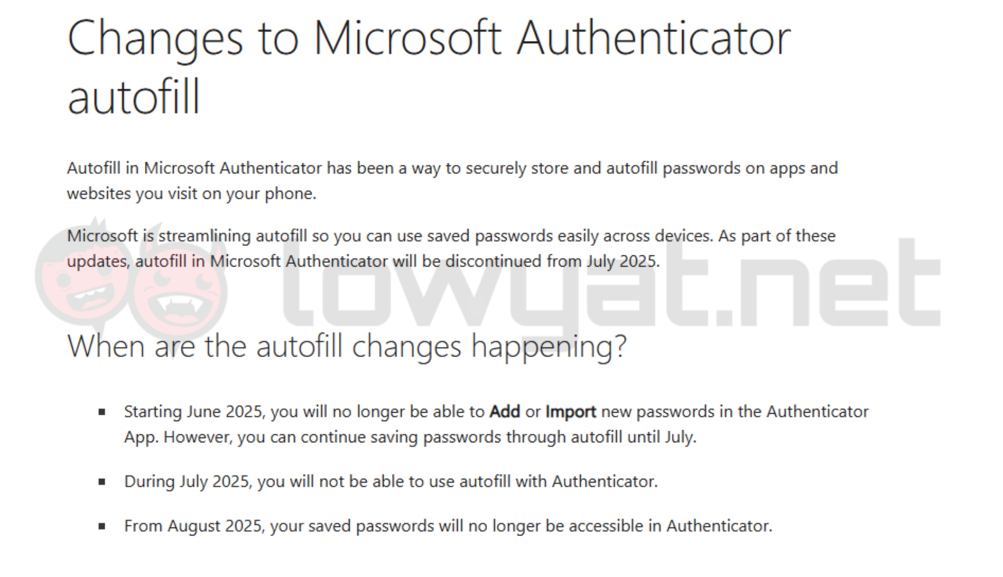 microsoft to delete passwords from authenticator app august 2025