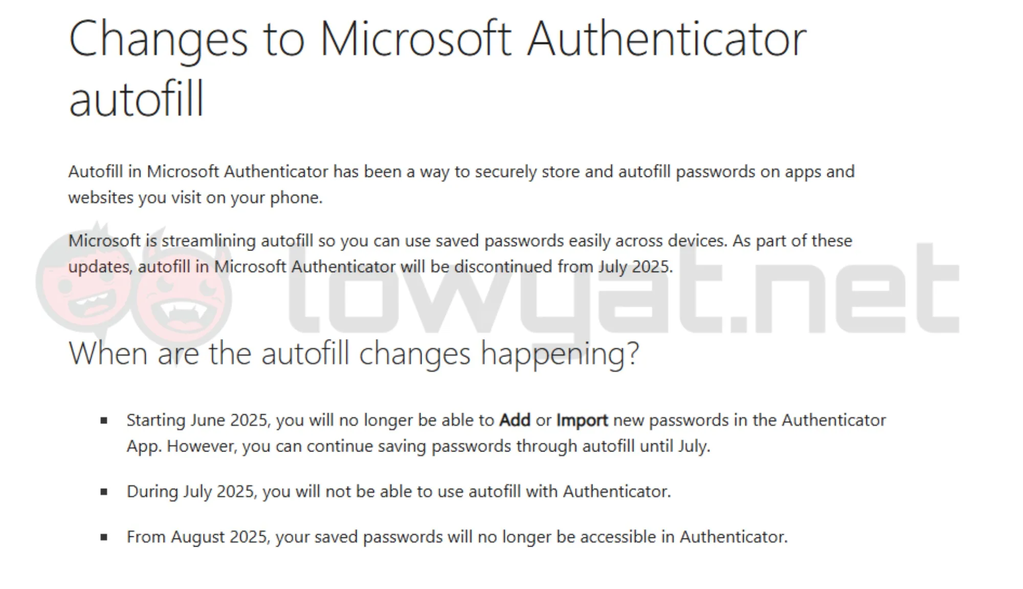 microsoft to delete passwords from authenticator app august 2025