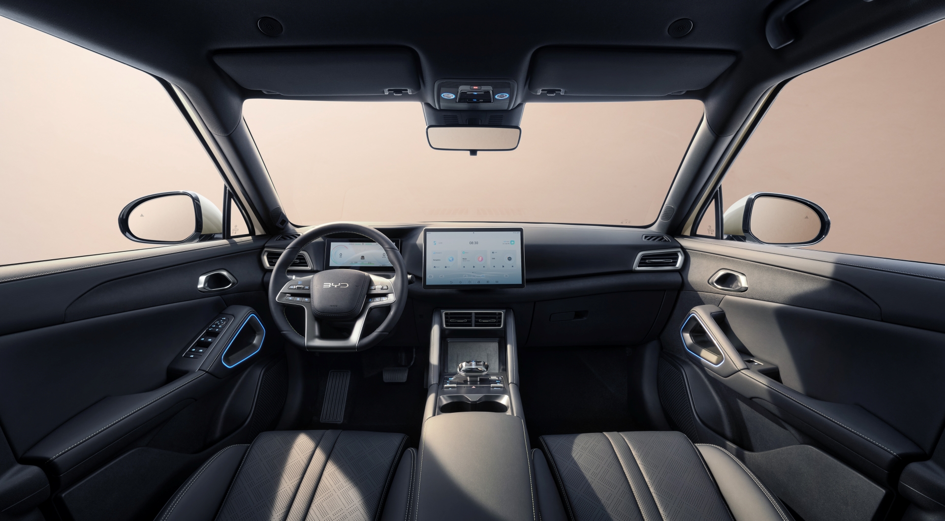 Interior of the car