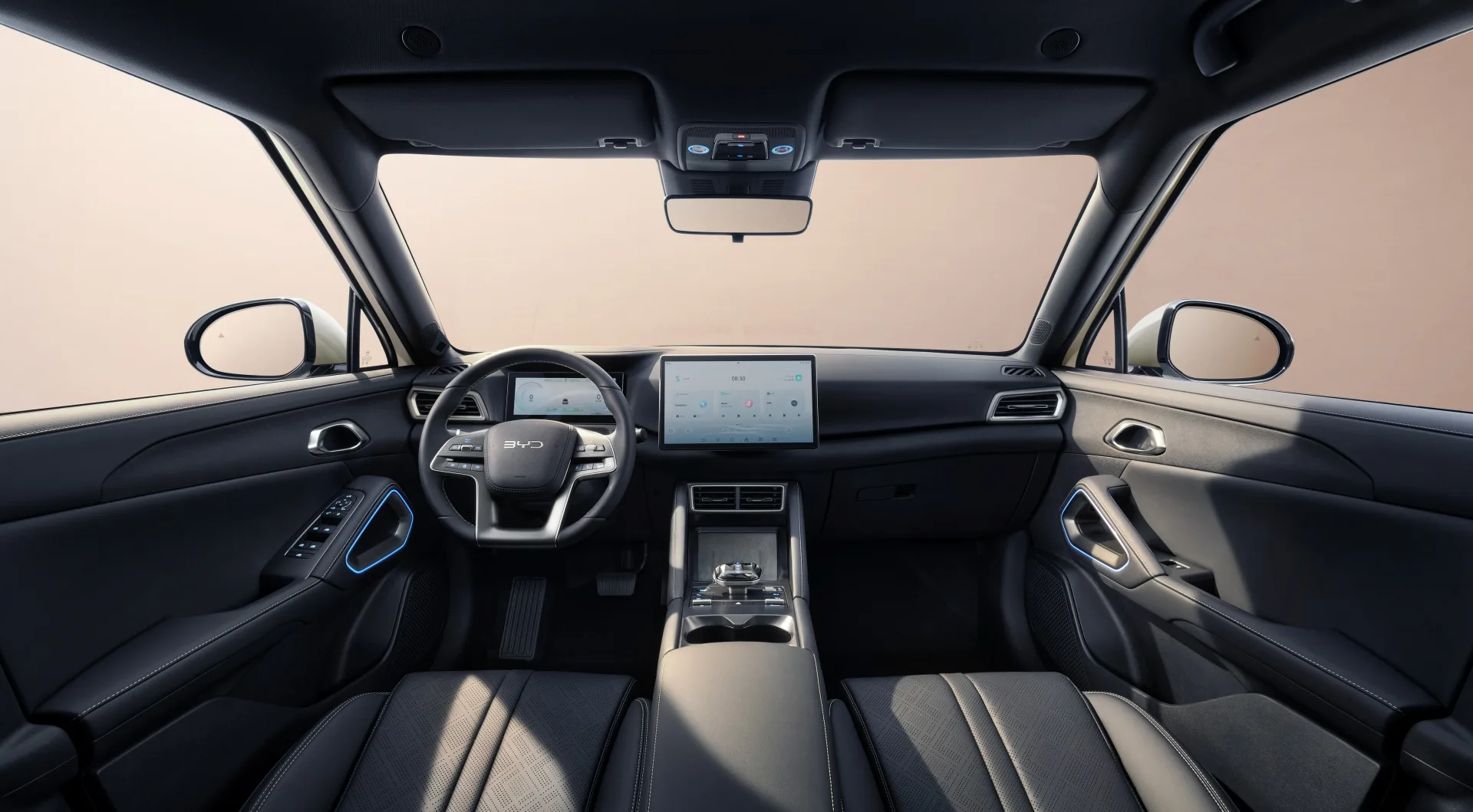 Interior of the car