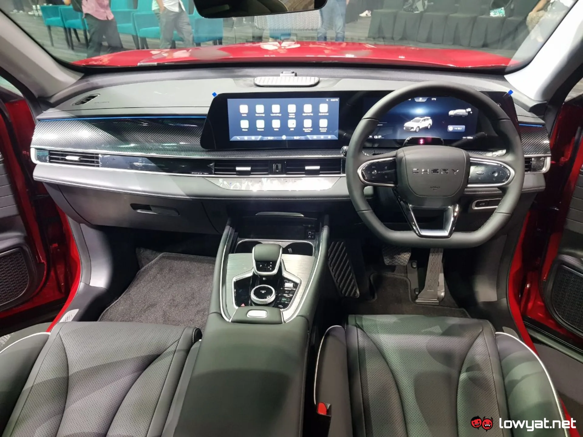 Interior of the car