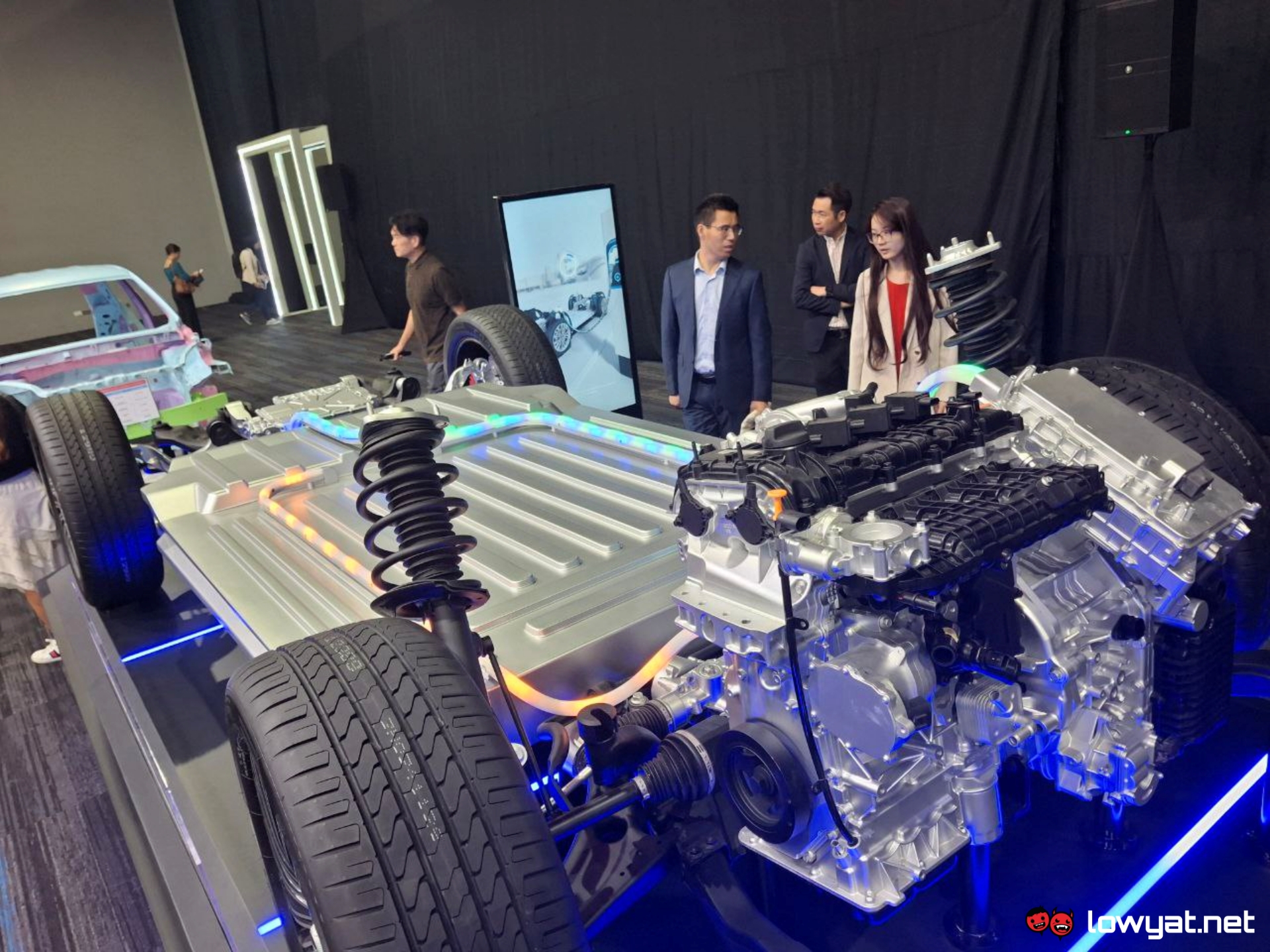powertrain of the car 