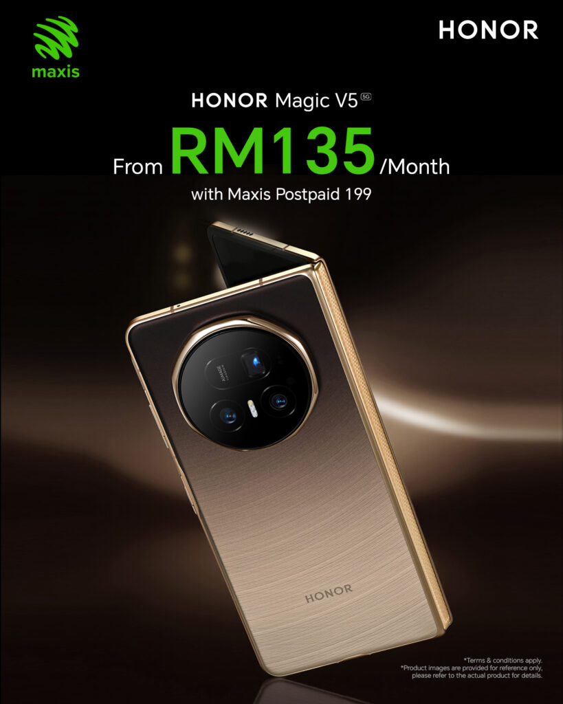 HONOR Magic V5 Maxis Postpaid plan