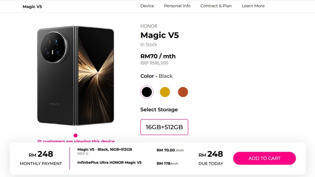 HONOR Magic V5 Yes