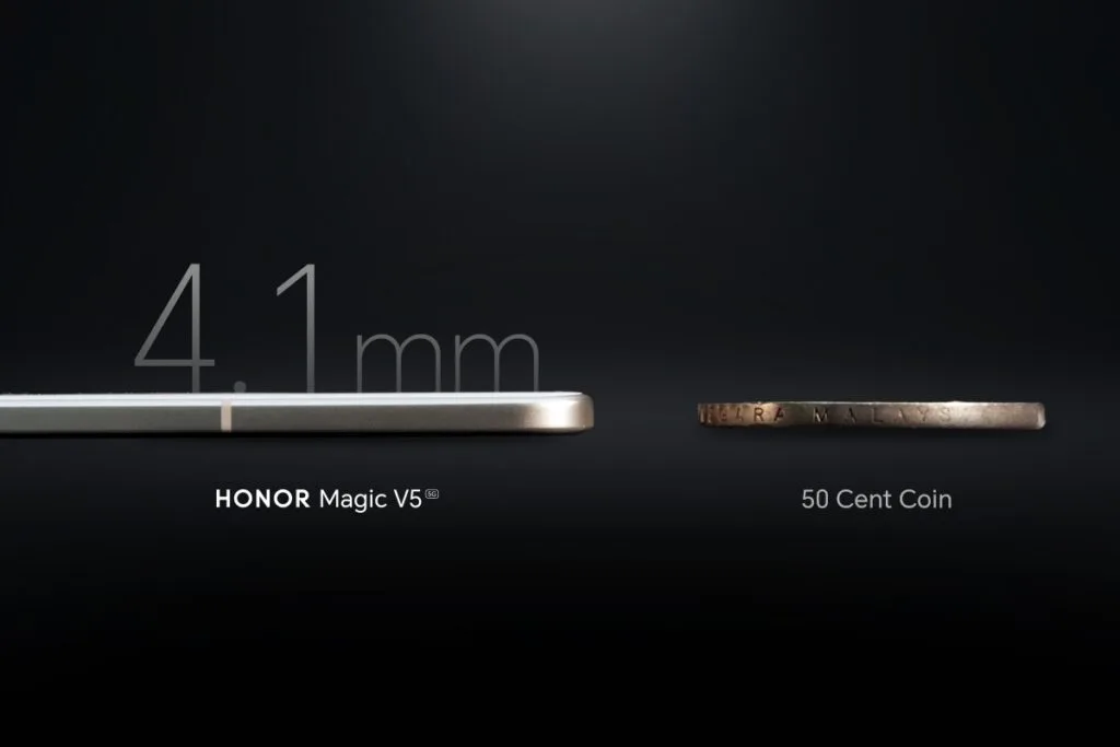HONOR Magic V5 vs 50 sen