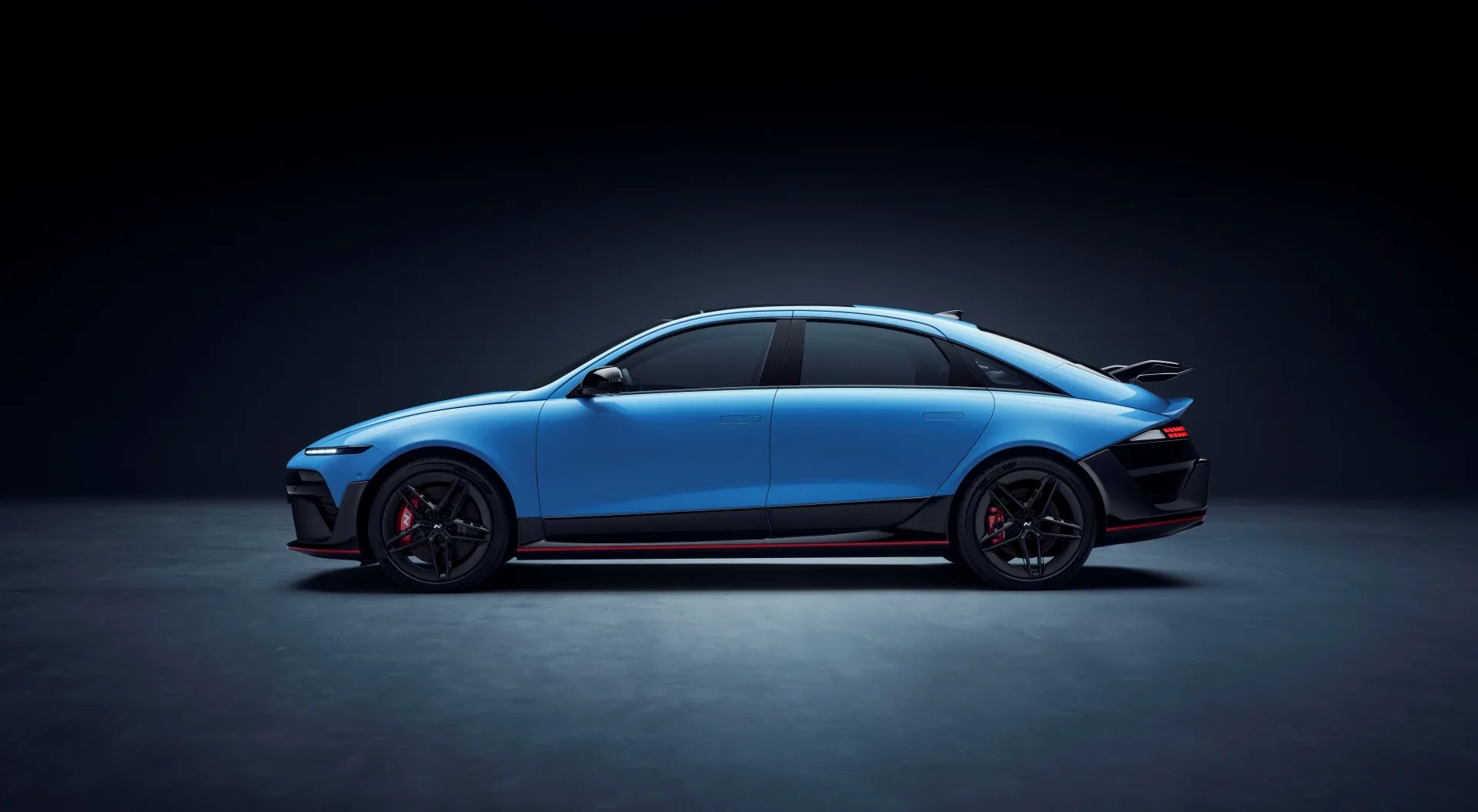 Side view of the car 