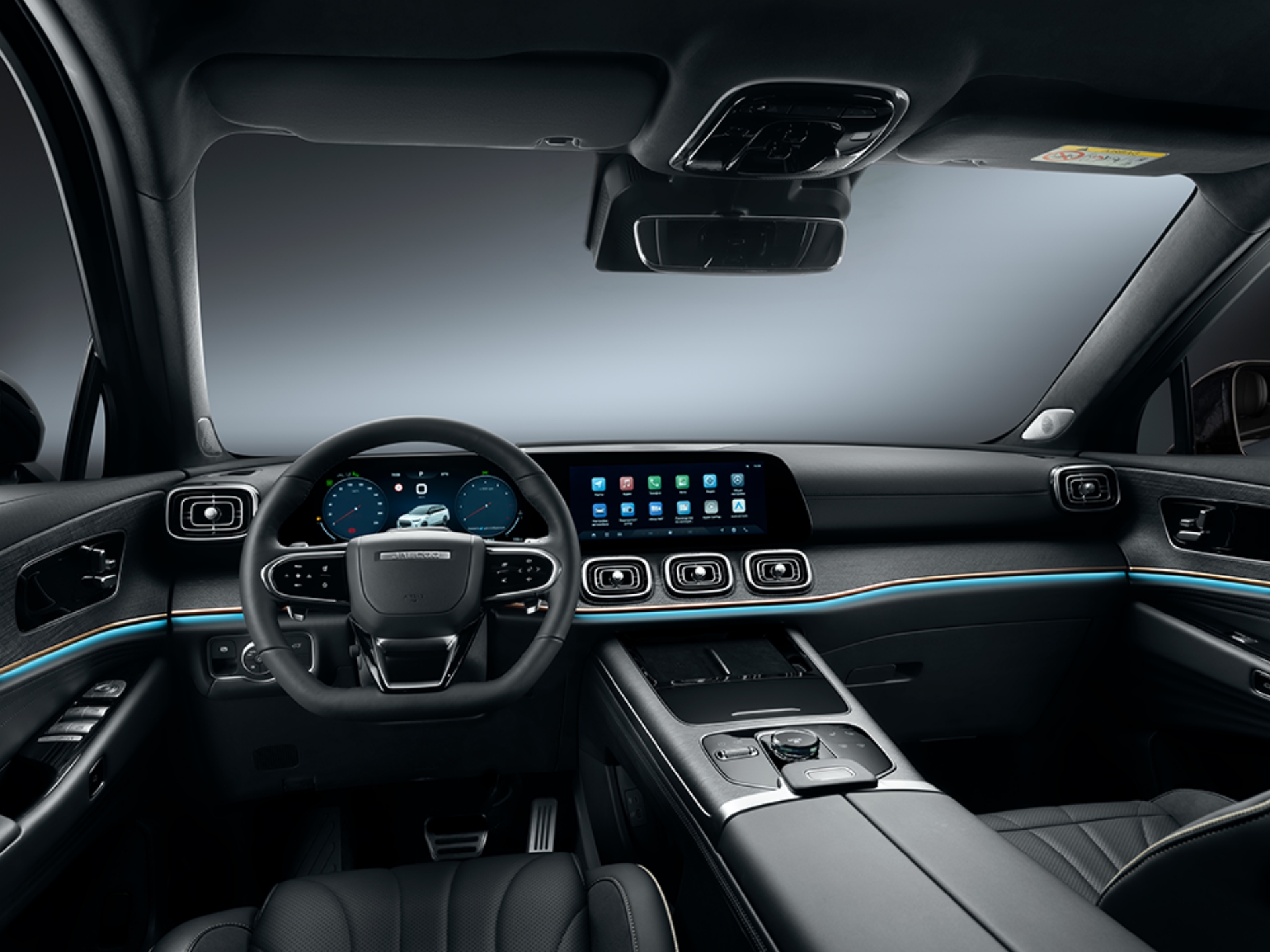 Interior of the car
