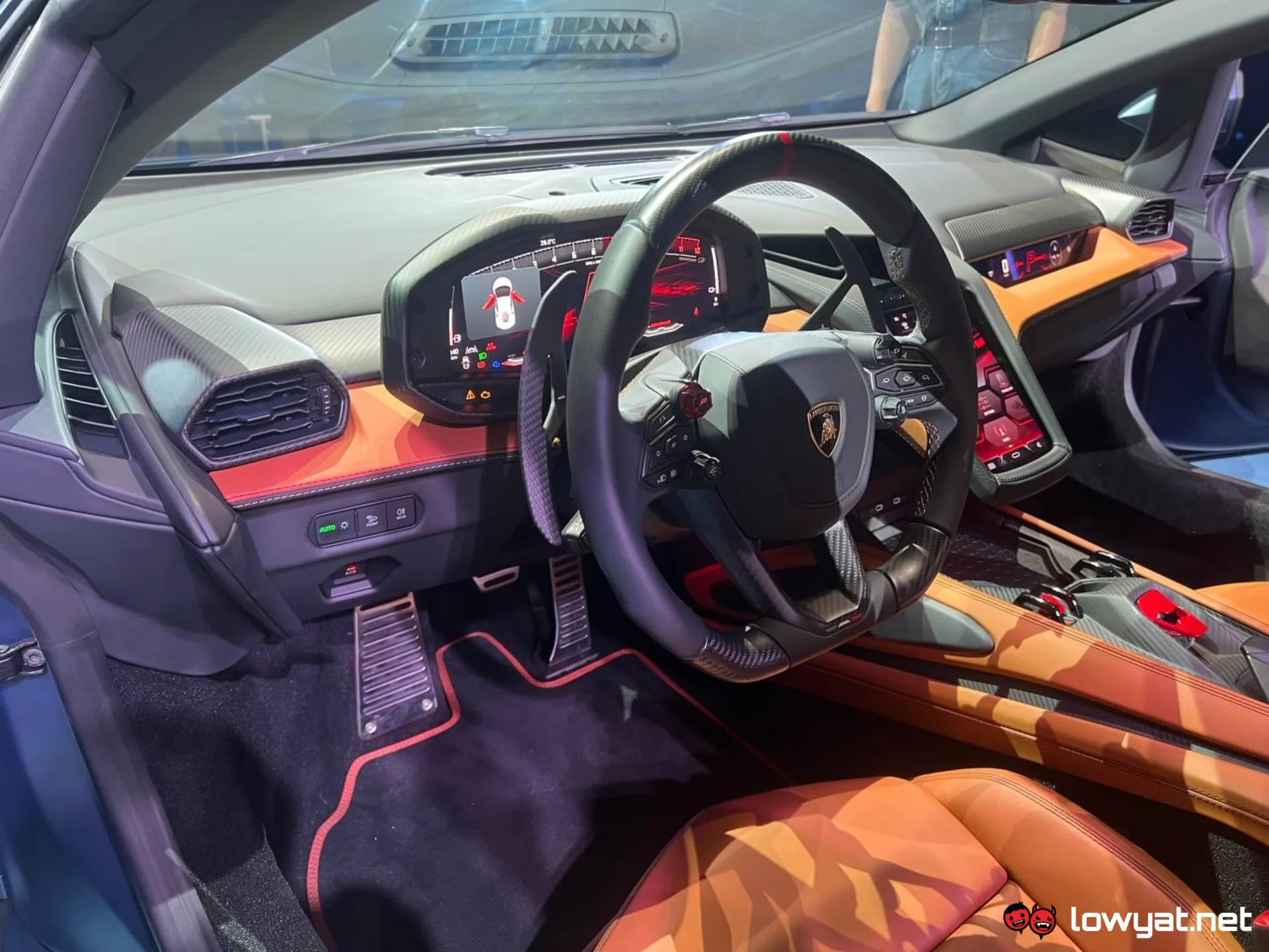 Interior of the car