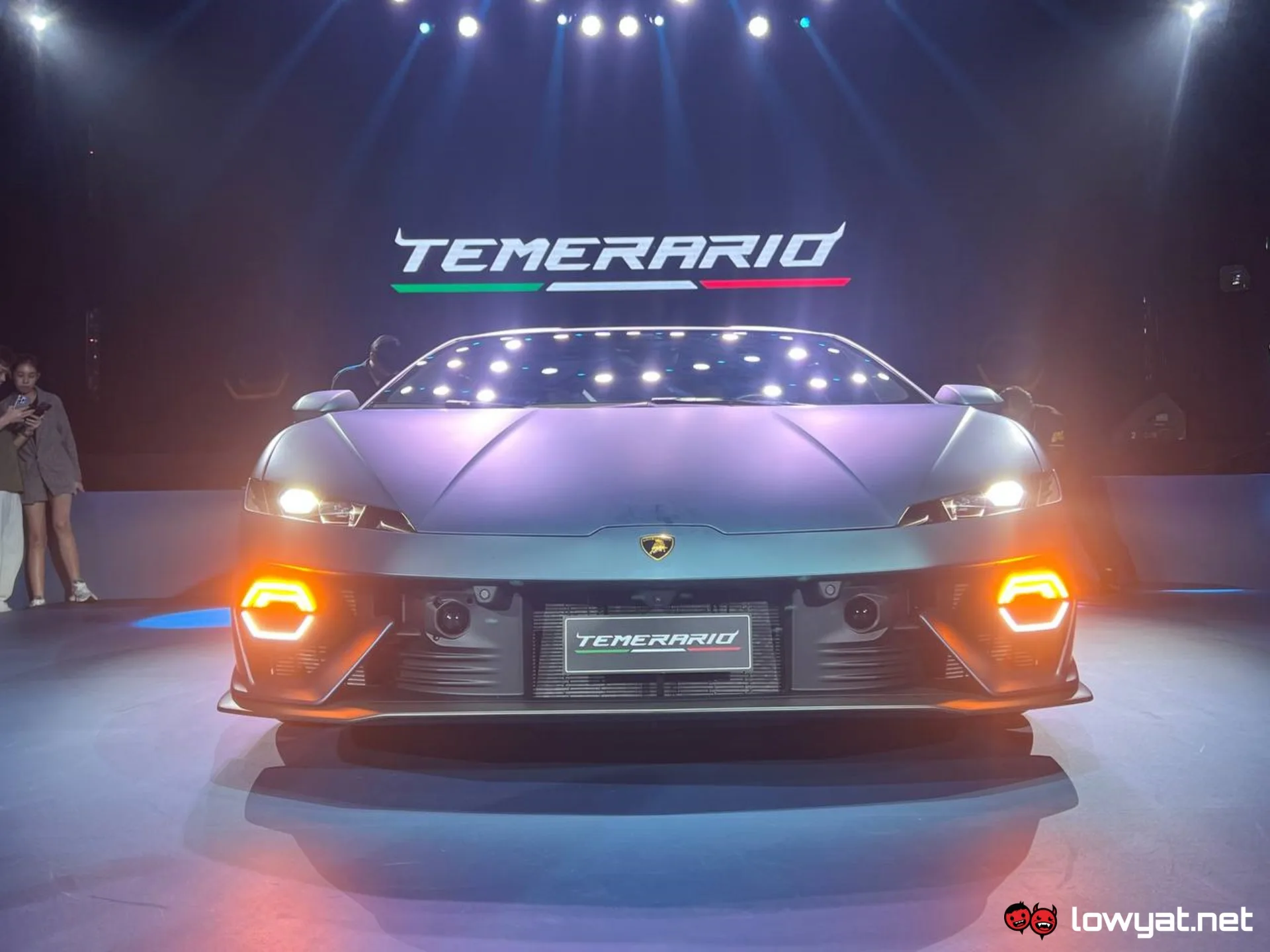 Front fascia of the Temerario
