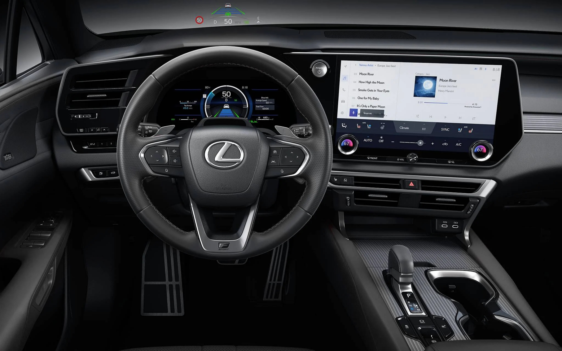 Interior of the F sport special edition